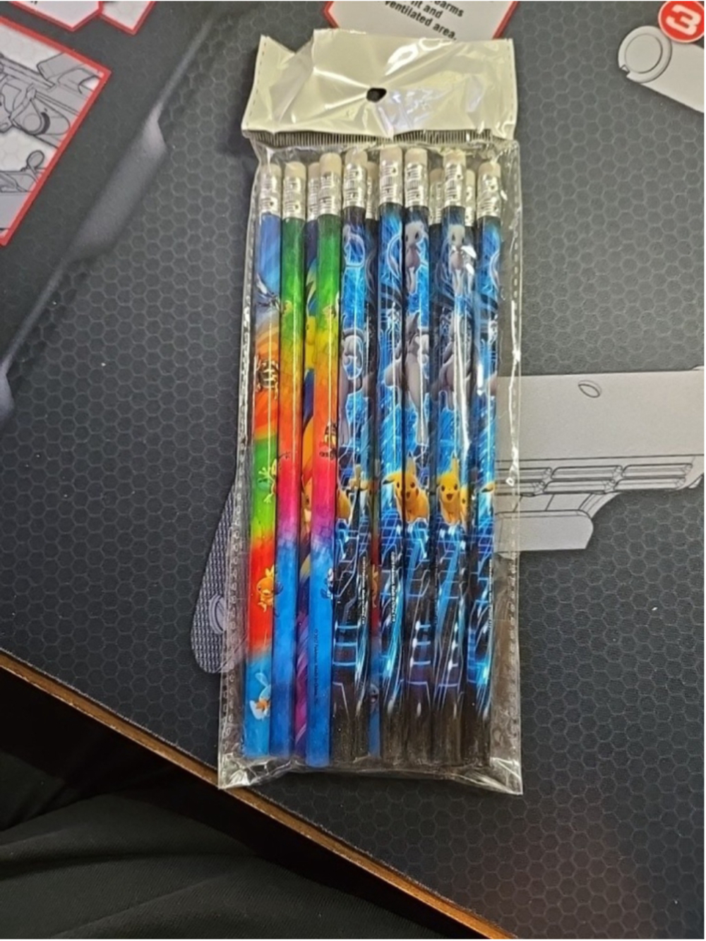 Lot Of 15 Pokemon Characters Pencils Pikachu Mewtwo